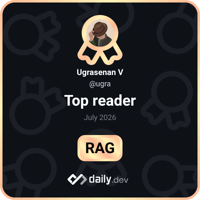 July 2026 Top Reader In RAG