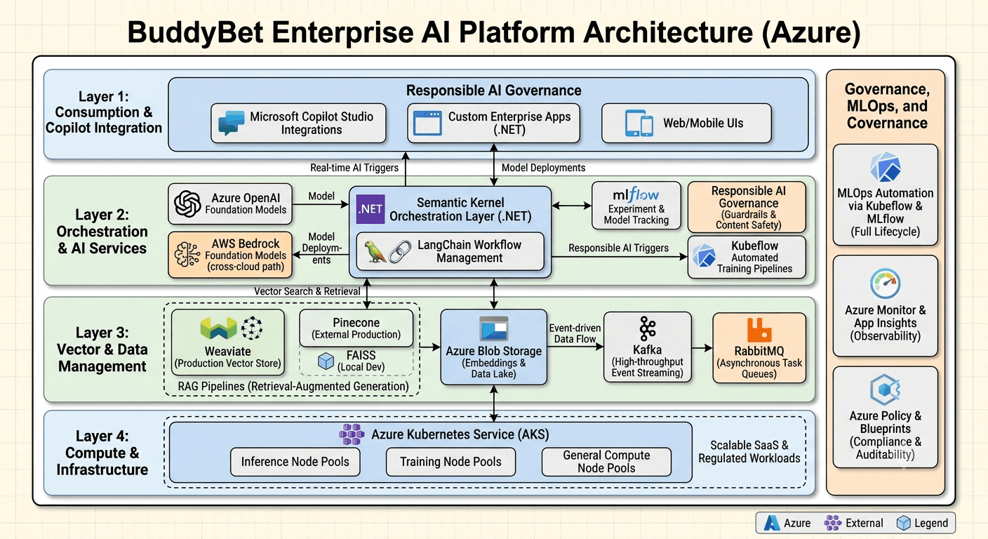 BuddyBet Enterprise AI Platform
