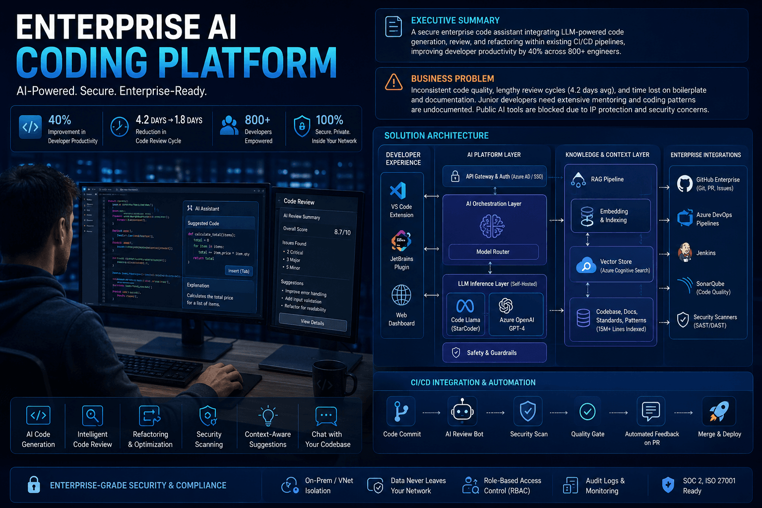 Enterprise AI Coding Platform