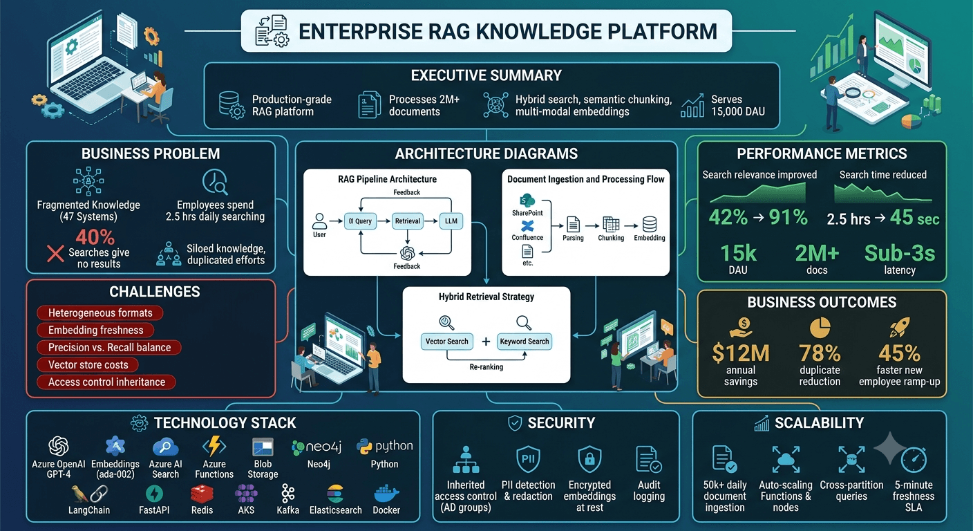 Enterprise RAG Knowledge Platform