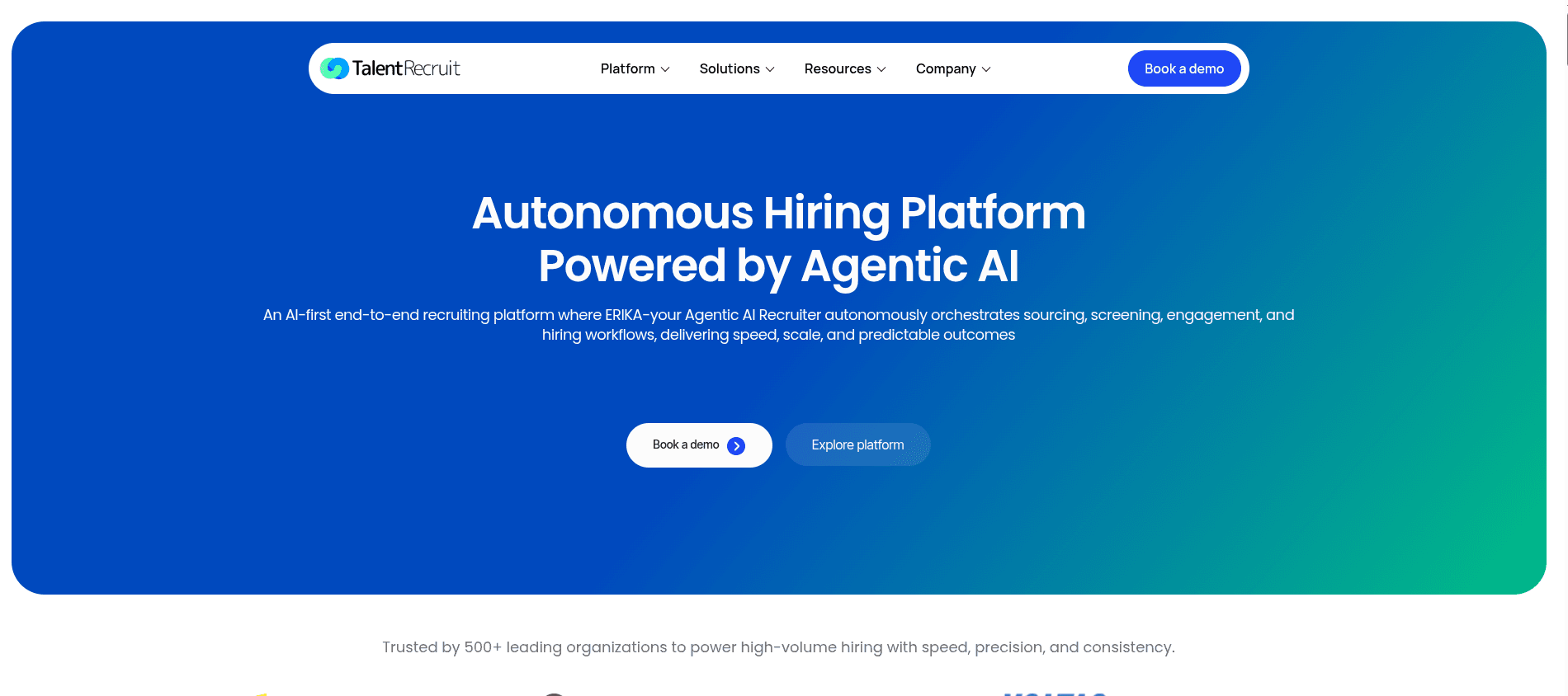 Talent Recruit Platform