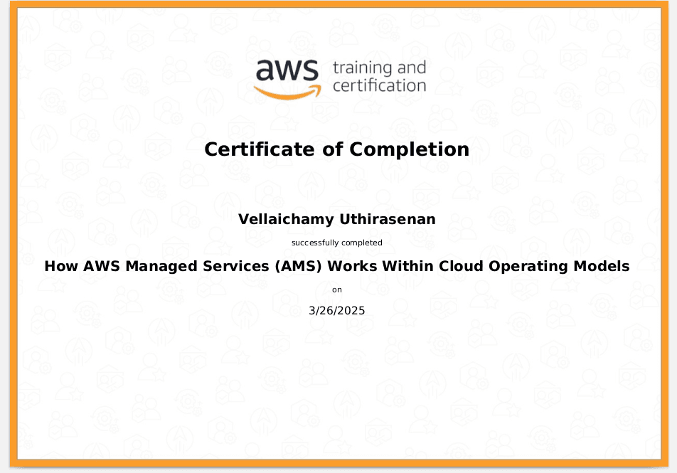 AWS SysOps Administrator